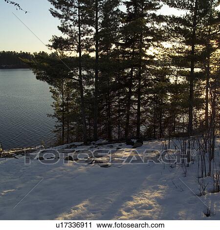 Stock Image - Lake of the Woods, Ontario, Canada. Fotosearch