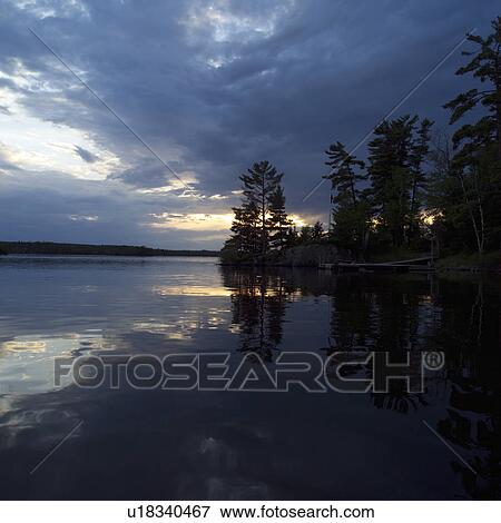 Stock Photo - Lake of the Woods, Ontario, Canada. Fotosearch