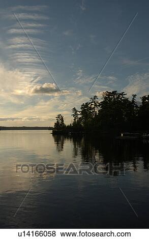 Panoramic view of Lake of the woods, Ontario, Canada View Large Photo Image Stock Photo - Panoramic view of Lake of the woods, Ontario, Canada. Fotosearch