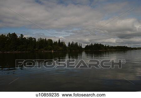 Panoramic view of Lake of the woods, Ontario, Canada View Large Photo Image Stock Photography - Panoramic view of Lake of the woods, Ontario, Canada. Fotosearch