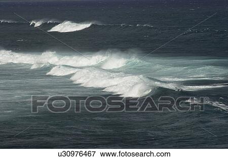Stock Photo - Ocean View - Maui - Hawaiian Islands. Fotosearch