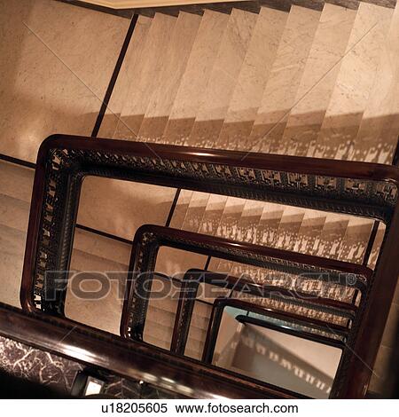 Interior Stairwell View Large Photo Image Stock Photography - Interior Stairwell. Fotosearch