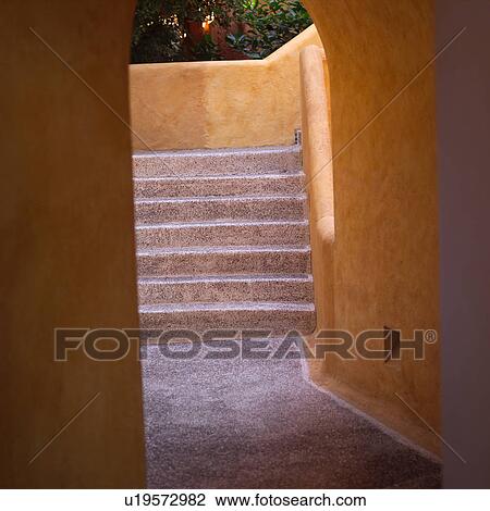Stock Image - Staircase in a building. Fotosearch