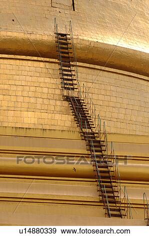 Staircase up Burmese temple View Large Photo Image Stock Photo - Staircase up Burmese temple. Fotosearch