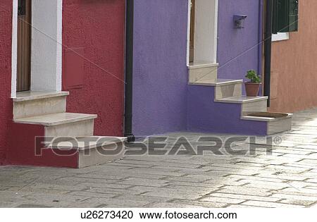 Stairs of houses View Large Photo Image Stock Image - Stairs of houses. Fotosearch