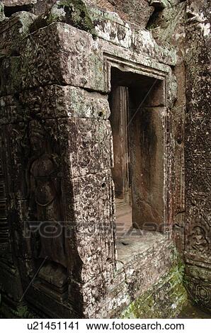 Doorway of Khmer Kingdom Palace ruins View Large Photo Image Stock Image - Doorway of Khmer Kingdom Palace ruins. Fotosearch