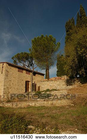 Villa - Tuscany, Italy View Large Photo Image Stock Image - Villa - Tuscany, Italy. Fotosearch