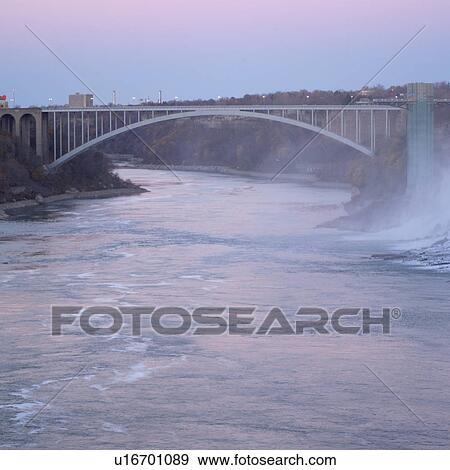 Bridge over US - Canada Border Niagara Falls - Ontario Canada View Large Photo Image Stock Photo - Bridge over US - Canada Border Niagara Falls - Ontario Canada. Fotosearch