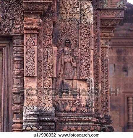 Stock Image - Angkor Wat - Banteay Srei - Siem Reap, Cambodia. Fotosearch
