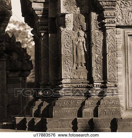 Stock Photograph - Angkor Wat - Banteay Srei - Siem Reap, Cambodia. Fotosearch