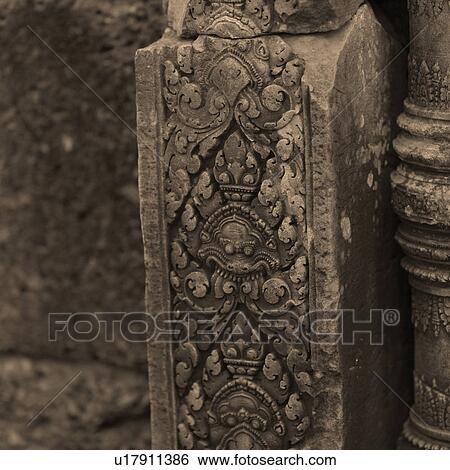 Stock Photograph - Angkor Wat - Banteay Srei - Siem Reap, Cambodia. Fotosearch