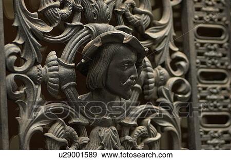 Close-up of carvings on a door View Large Photo Image Stock Photo - Close-up of carvings on a door. Fotosearch