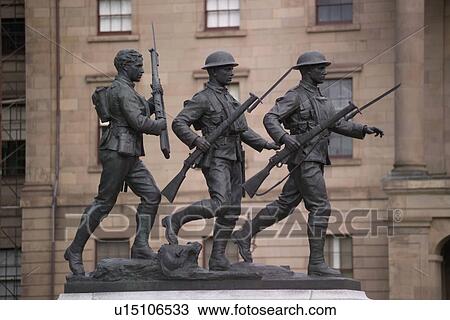 Soldiers memorial statue outside a building in Prince Edward Island, Canada View Large Photo Image Stock Image - Soldiers memorial statue outside a building in Prince Edward Island, Canada. Fotosearch