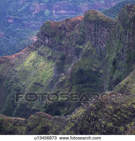 Waimea Canyon - Kauai, Hawaii View Large Photo Image Stock Image - Waimea Canyon - Kauai, Hawaii. Fotosearch