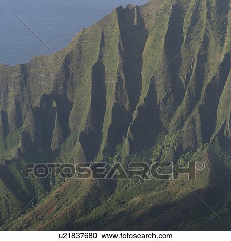 Stock Image - Waimea Canyon - Kauai, Hawaii. Fotosearch