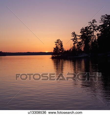 Stock Photograph - Lake of the Woods, Ontario, Canada. Fotosearch