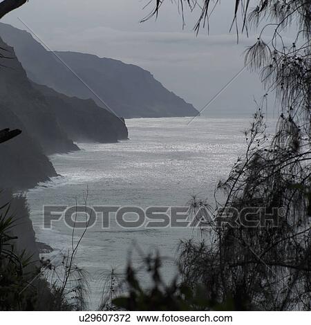 Napali Coast - Kauai Hawaii View Large Photo Image Stock Image - Napali Coast - Kauai Hawaii. Fotosearch