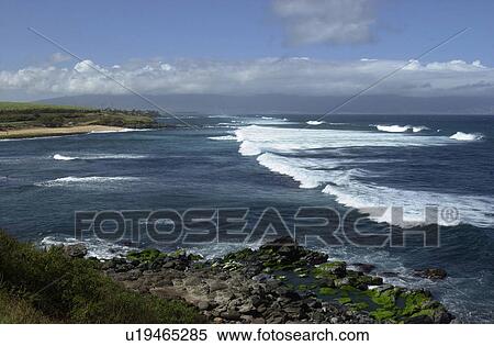Stock Photography - Ocean View - Maui - Hawaiian Islands. Fotosearch