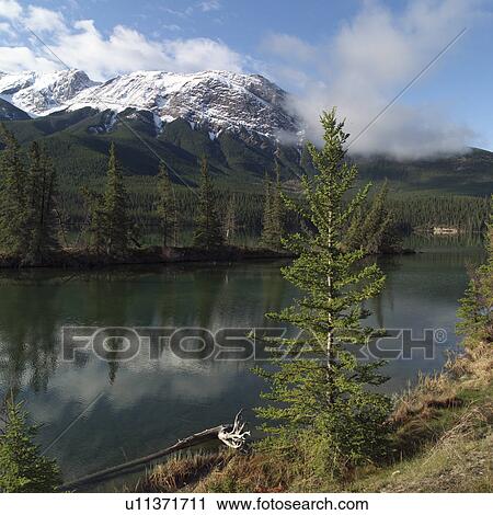 Stock Image - Rocky Mountain landscape. Fotosearch