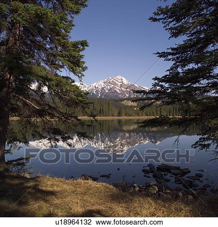 Stock Image - Rocky Mountain landscape. Fotosearch