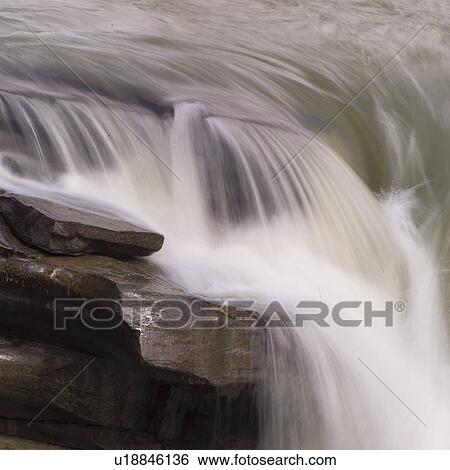 Waterfall over rocks View Large Photo Image Stock Photograph - Waterfall over rocks. Fotosearch