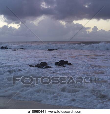 Hawaiian Islands of Molokai and Kauai - Ocean Views View Large Photo Image Stock Image - Hawaiian Islands of Molokai and Kauai - Ocean Views. Fotosearch