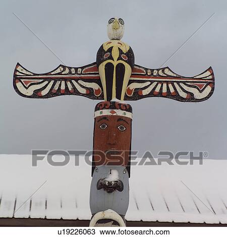 Churchill Northern Manitoba Totem Pole View Large Photo Image Stock Image - Churchill Northern Manitoba Totem Pole. Fotosearch