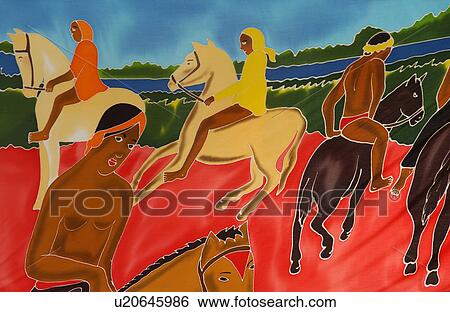 Close-up of a folk painting, Moorea, Tahiti, French Polynesia, South Pacific View Large Photo Image Stock Photograph - Close-up of a folk painting, Moorea, Tahiti, French Polynesia, South Pacific. Fotosearch