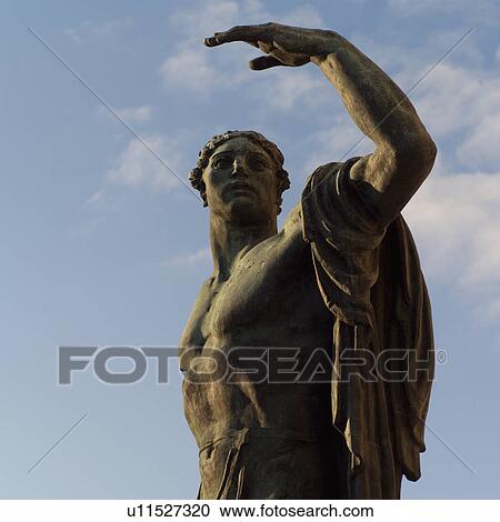 Stock Image - Statue of a person, Havana, Cuba. Fotosearch