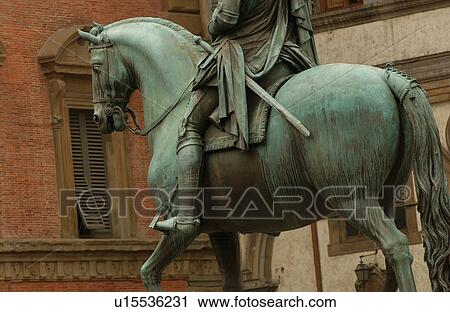 Stock Image - Statues of Florence, Italy. Fotosearch