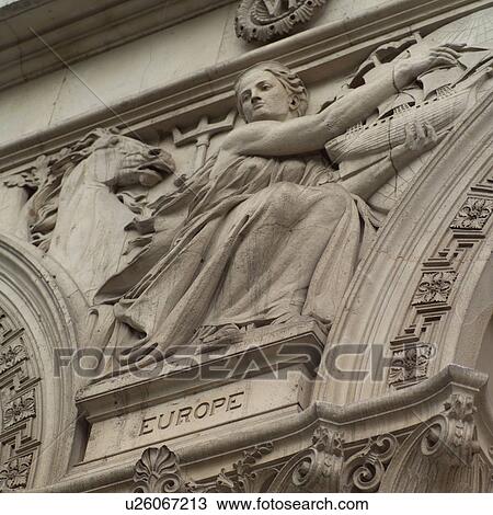 Stone carvings on a building in London, England View Large Photo Image Stock Image - Stone carvings on a building in London, England. Fotosearch