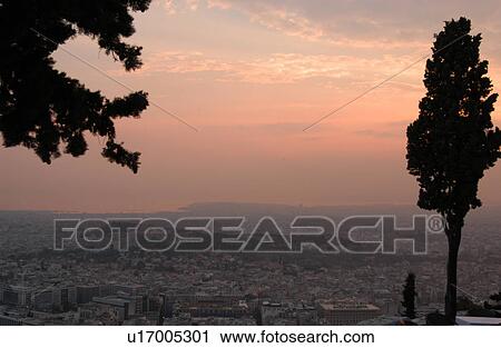 City of Athens during sunset in Athens, Greece View Large Photo Image Stock Image - City of Athens during sunset in Athens, Greece. Fotosearch