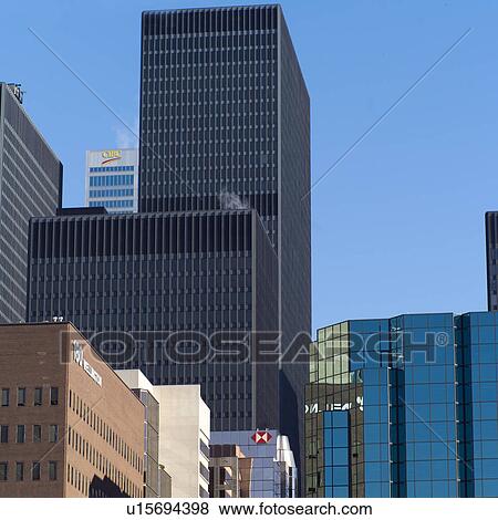 Stock Photo - Buildings City Center Toronto Ontario Canada. Fotosearch