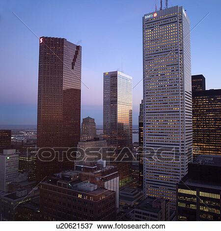 Twilight over City Toronto Ontario Canada View Large Photo Image Stock Photo - Twilight over City Toronto Ontario Canada. Fotosearch