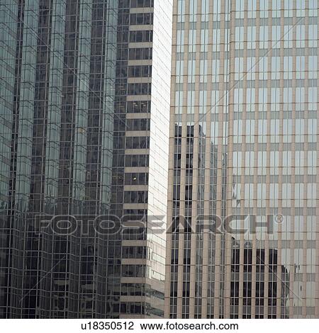 Stock Image - High-rise buildings in Chicago. Fotosearch