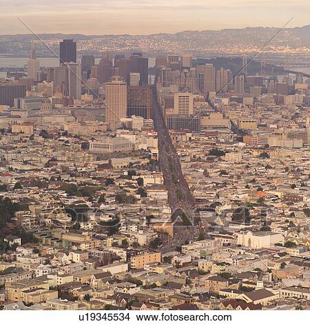 Picture - Aerial view of San Francisco. Fotosearch