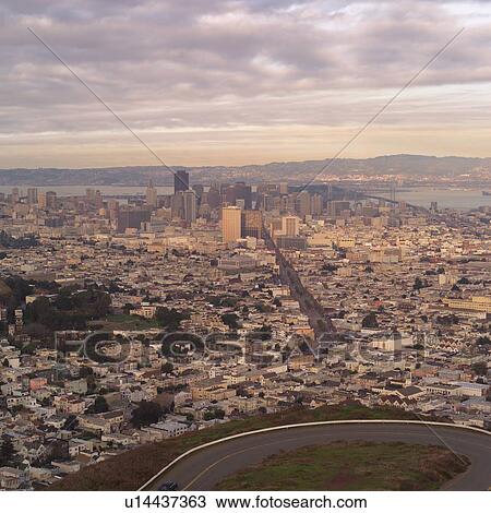 Stock Image - Aerial View of San Francisco. Fotosearch