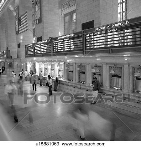 Interior of Grand Central Station, New York City View Large Photo Image Stock Photo - Interior of Grand Central Station, New York City. Fotosearch