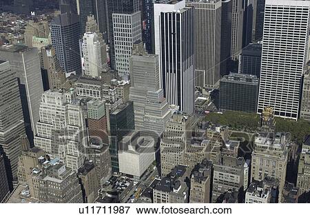 Stock Photo - Manhattan Aerial Views, New York City. Fotosearch
