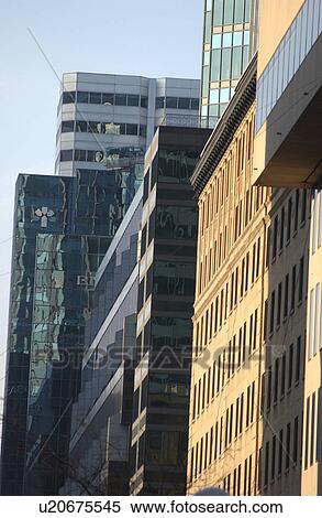 Side view of high rise buildings in Montreal, Canada View Large Photo Image Stock Photography - Side view of high rise buildings in Montreal, Canada. Fotosearch
