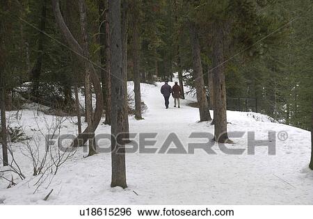 Stock Photograph - Johnson Canyon - Banff, Alberta, Canada. Fotosearch