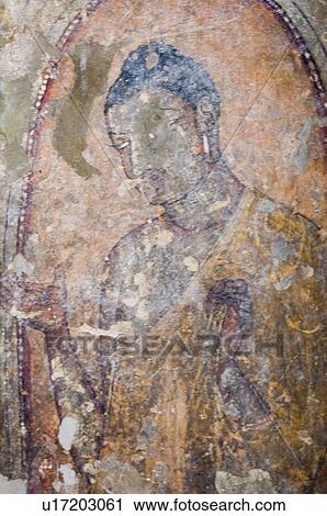 Fresco of Buddha on the wall of a cave, Ajanta, Maharashtra, India View Large Photo Image Stock Image - Fresco of Buddha on the wall of a cave, Ajanta, Maharashtra, India. Fotosearch
