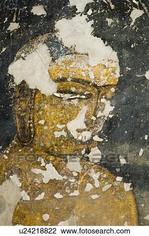 Fresco of Buddha on the wall of a cave, Ajanta, Maharashtra, India View Large Photo Image Stock Image - Fresco of Buddha on the wall of a cave, Ajanta, Maharashtra, India. Fotosearch