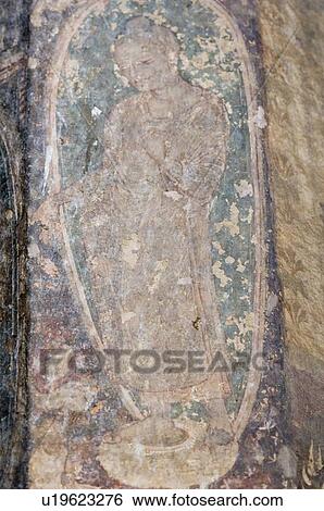 Fresco of Buddha on the wall of a cave, Ajanta, Maharashtra, India View Large Photo Image Stock Photograph - Fresco of Buddha on the wall of a cave, Ajanta, Maharashtra, India. Fotosearch