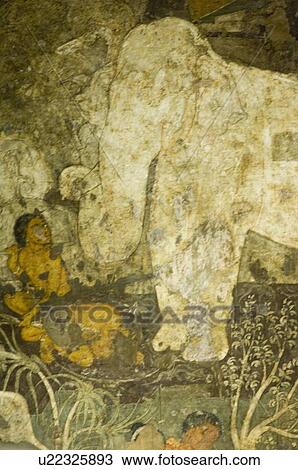 Mural on the wall of a cave, Ajanta, Maharashtra, India View Large Photo Image Stock Image - Mural on the wall of a cave, Ajanta, Maharashtra, India. Fotosearch