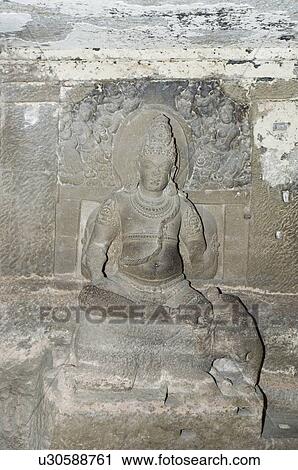Statue of Matanga carved in a cave, Ellora, Aurangabad, Maharashtra, India View Large Photo Image Stock Image - Statue of Matanga carved in a cave, Ellora, Aurangabad, Maharashtra, India. Fotosearch