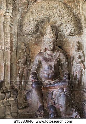 Statue of Yakshini Guardian carved in a cave, Ellora, Aurangabad, Maharashtra, India View Large Photo Image Stock Image - Statue of Yakshini Guardian carved in a cave, Ellora, Aurangabad, Maharashtra, India. Fotosearch