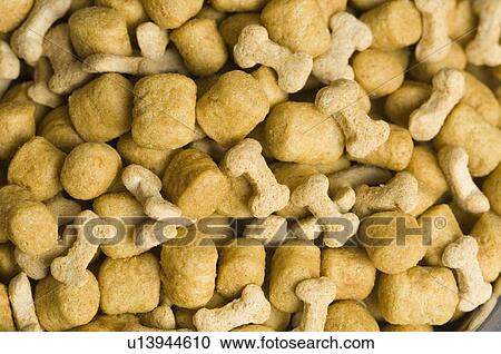Close-up of dog food View Large Photo Image Stock Image - Close-up of dog food. Fotosearch