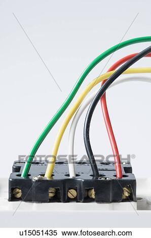 Close-up of a switchboard with a wire View Large Photo Image Stock Photography - Close-up of a switchboard with a wire. Fotosearch