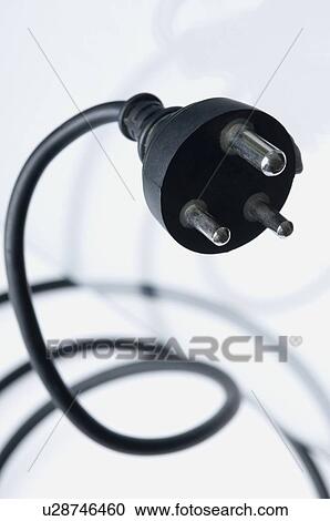 Close-up of an electric plug View Large Photo Image Stock Image - Close-up of an electric plug. Fotosearch